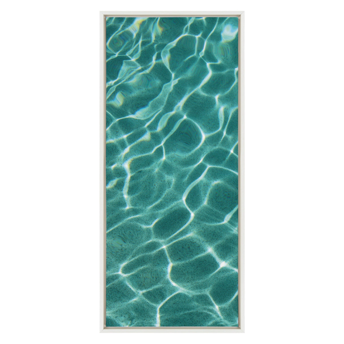 Sylvie Pool Days Framed Canvas by Rachel Bolgov