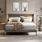 Sylvie Deer Color Framed Canvas by Simon Te of Tai Prints