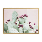 Sylvie Cactus 25 Framed Canvas by Amy Peterson