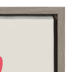 Sylvie Mid Century Modern Cherry Blossoms Framed Canvas by Rachel Lee of My Dream Wall