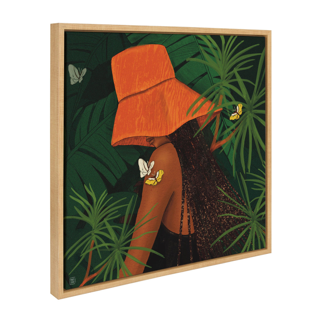 Sylvie Tell Me About Hope Framed Canvas by Mary Joak