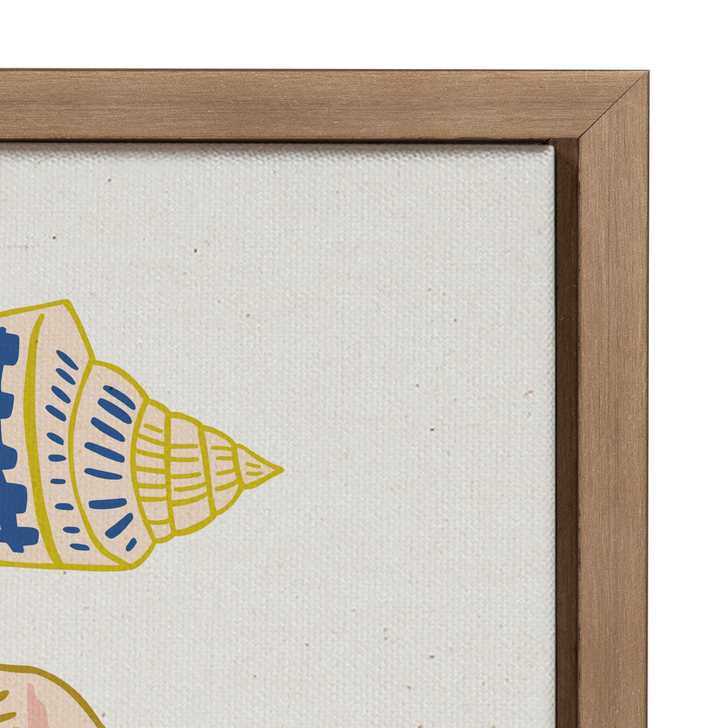 Sylvie Ocean Treasures Framed Canvas by Alicia Schultz