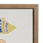 Sylvie Ocean Treasures Framed Canvas by Alicia Schultz