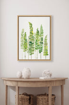 Sylvie Sword Ferns Framed Canvas by Patricia Shaw