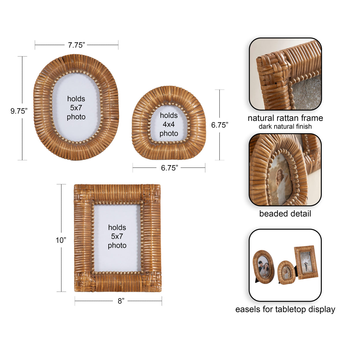 Rahfy Tabletop Picture Frame Set
