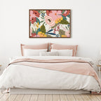 Sylvie Softly Framed Canvas by Mia Charro