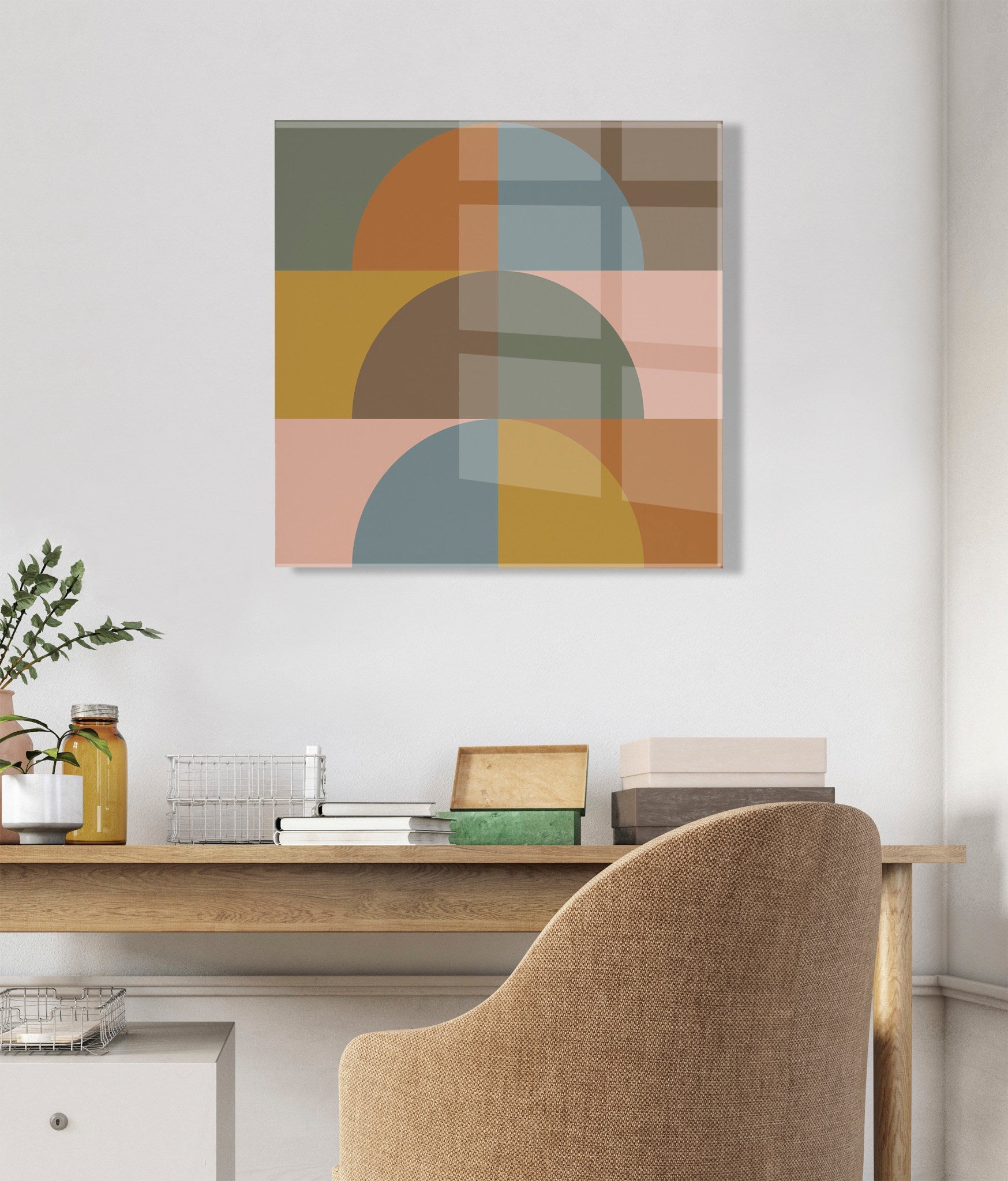 Autumn Vibes Floating Acrylic Art by Apricot and Birch