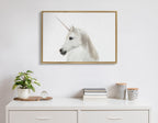 Sylvie Unicorn Framed Canvas by Simon Te of Tai Prints