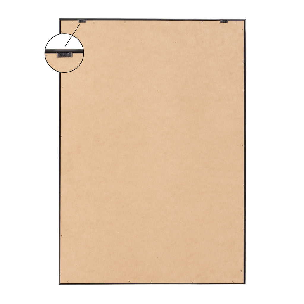 Sylvie Minimalist Neutral Line Art Drawing Face Framed Canvas by The Creative Bunch Studio
