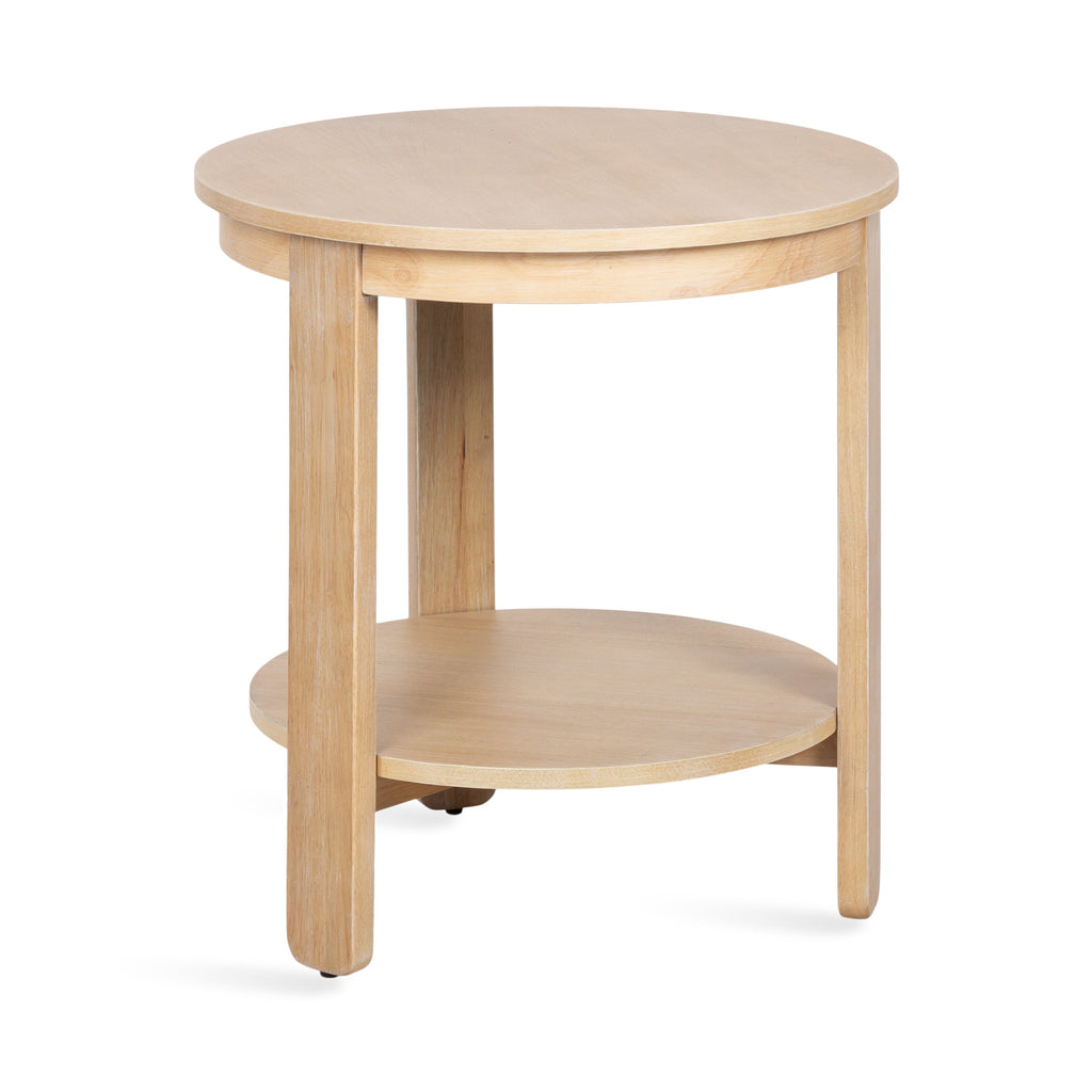 Foxford Round Wood Side Table