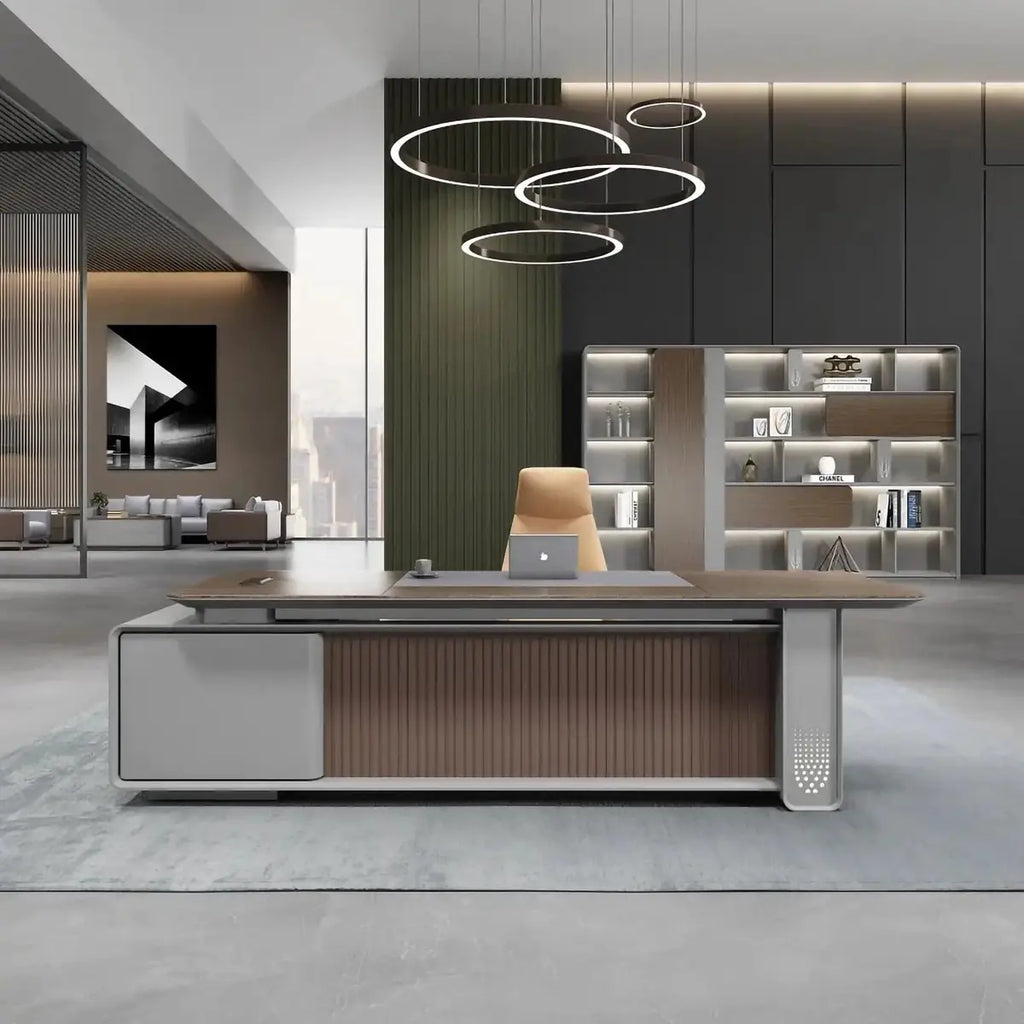 Myer · Modern Executive L-Shaped Desk