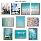 Sylvie La Jolla Curves Framed Canvas by Rachel Bolgov