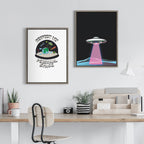 Sylvie Personal Space Framed Canvas by The Creative Bunch Studio
