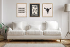 Sylvie Western Skull Framed Canvas by Honey Island Studio