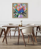 Sylvie Bright Flowers Framed Canvas by Inkheart Designs