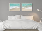 Sylvie Ocean Beach Fantasy Left and Right Framed Canvas by The Creative Bunch Studio