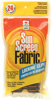 Easy Gardener 70024 Sun Screen Fabric Locking Clip - 24 Pack