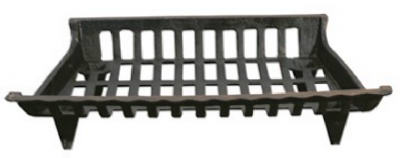 gHP cg24 24 in cast Iron Fireplace grate Black
