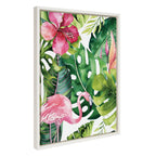 Sylvie Find Flamingo Framed Canvas by Maja Mitrovic of Makes My Day Happy