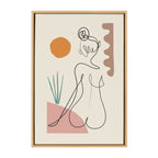 Sylvie Sunset Framed Canvas by Rachel Lee of My Dream Wall