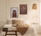 Sylvie Morocco Marrakech Door Framed Canvas by Golie