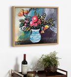 Sylvie Whimsy Still Life Framed Canvas by Sara Annapolen