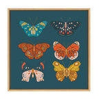 Sylvie Free Wings Framed Canvas by Oris Eddu