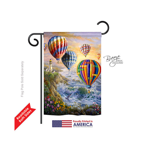 Breeze Decor 57048 Beach & Nautical Summer Glow 2-Sided Impression Garden Flag - 13 X 18.5 In.