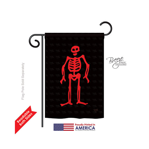 Breeze Decor 57035 Pirate Edward Low 2-Sided Impression Garden Flag - 13 X 18.5 In.
