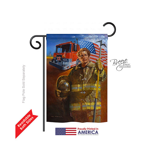 Breeze Decor 61076 Historic Homeguard 2-Sided Impression Garden Flag - 13 X 18.5 In.