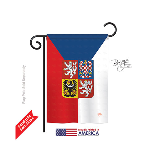 Breeze Decor 58120 Czech 2-Sided Impression Garden Flag - 13 X 18.5 In.