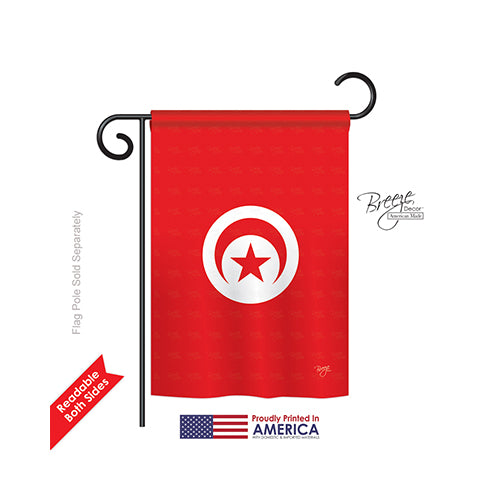 Breeze Decor 58251 Tunisia 2-Sided Impression Garden Flag - 13 X 18.5 In.