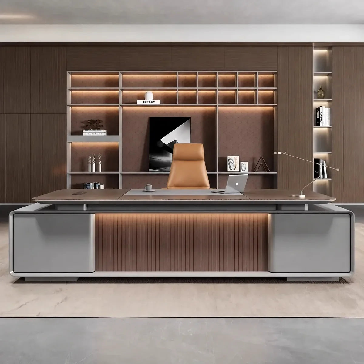 Twilley · Modern L-Shaped Executive Desk
