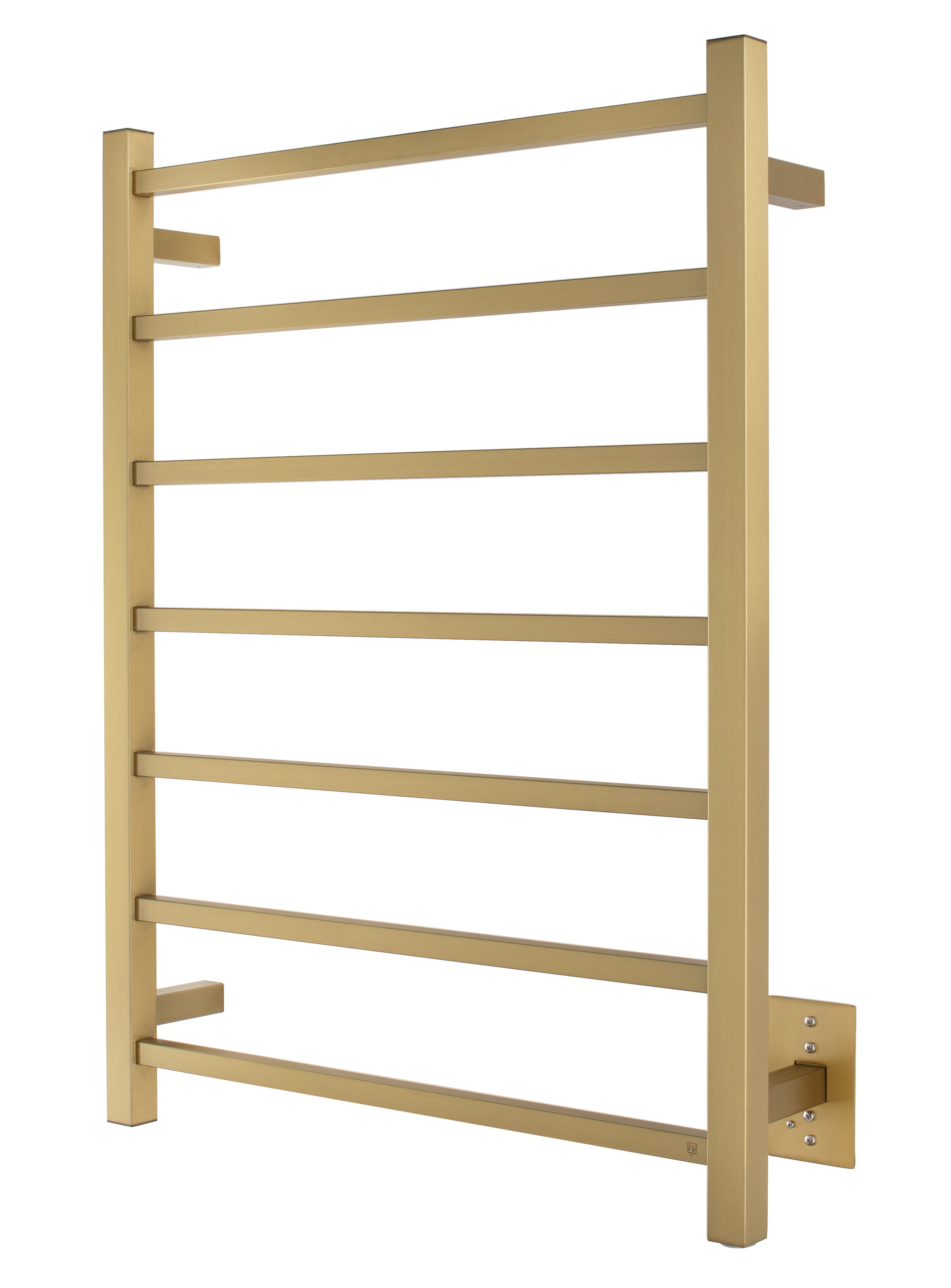 Tahoe 07 Towel Warmer, Gold, Hardwired, 7 bars