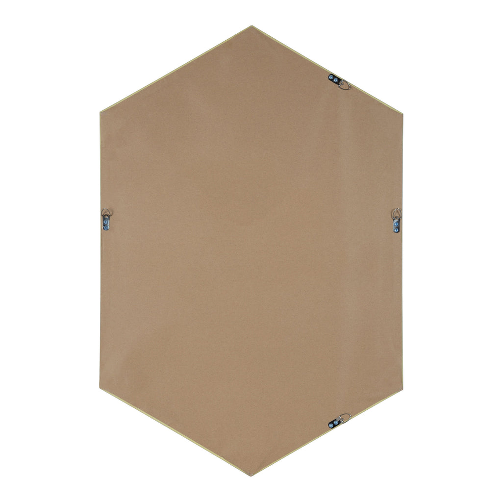 Rhodes Framed Hexagon Wall Mirror