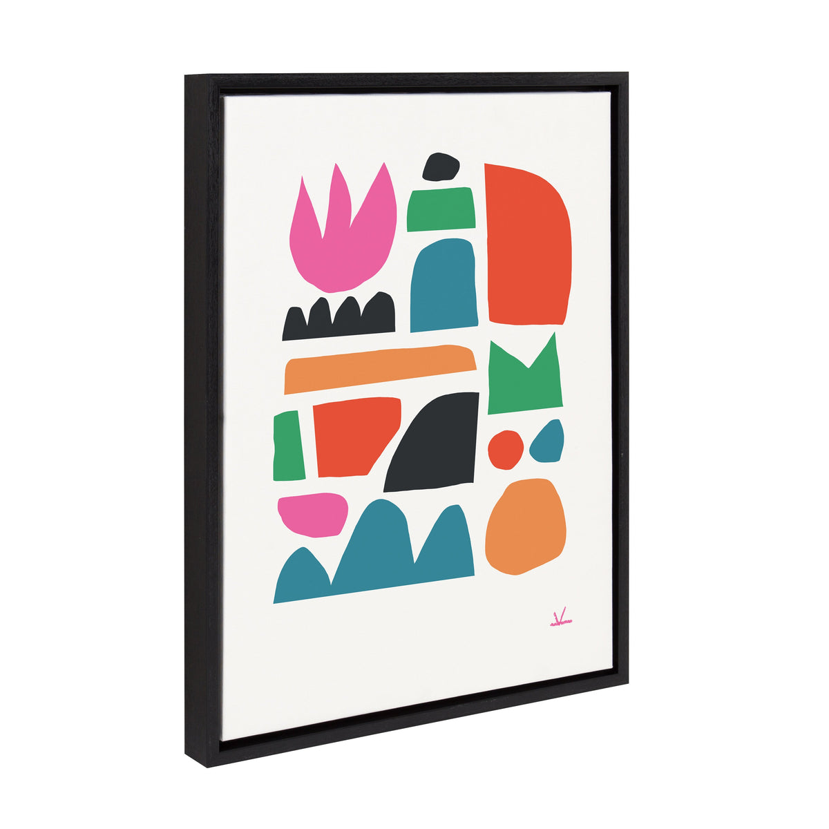 Sylvie Spring Framed Canvas by Kelly Knaga