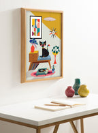 Blake Record Player Framed Printed Art by Rachel Lee of My Dream Wall