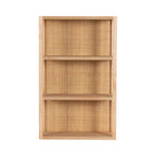 Ori Rattan/Wood Wall Shelf