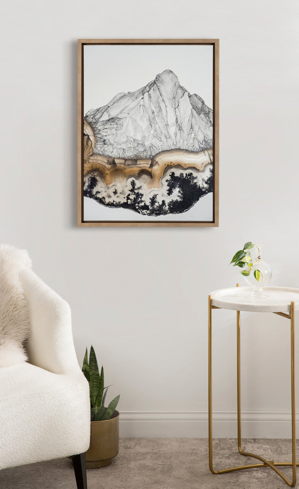 Sylvie Ancient History Framed Canvas by Emiko and Mark Franzen of F2Images