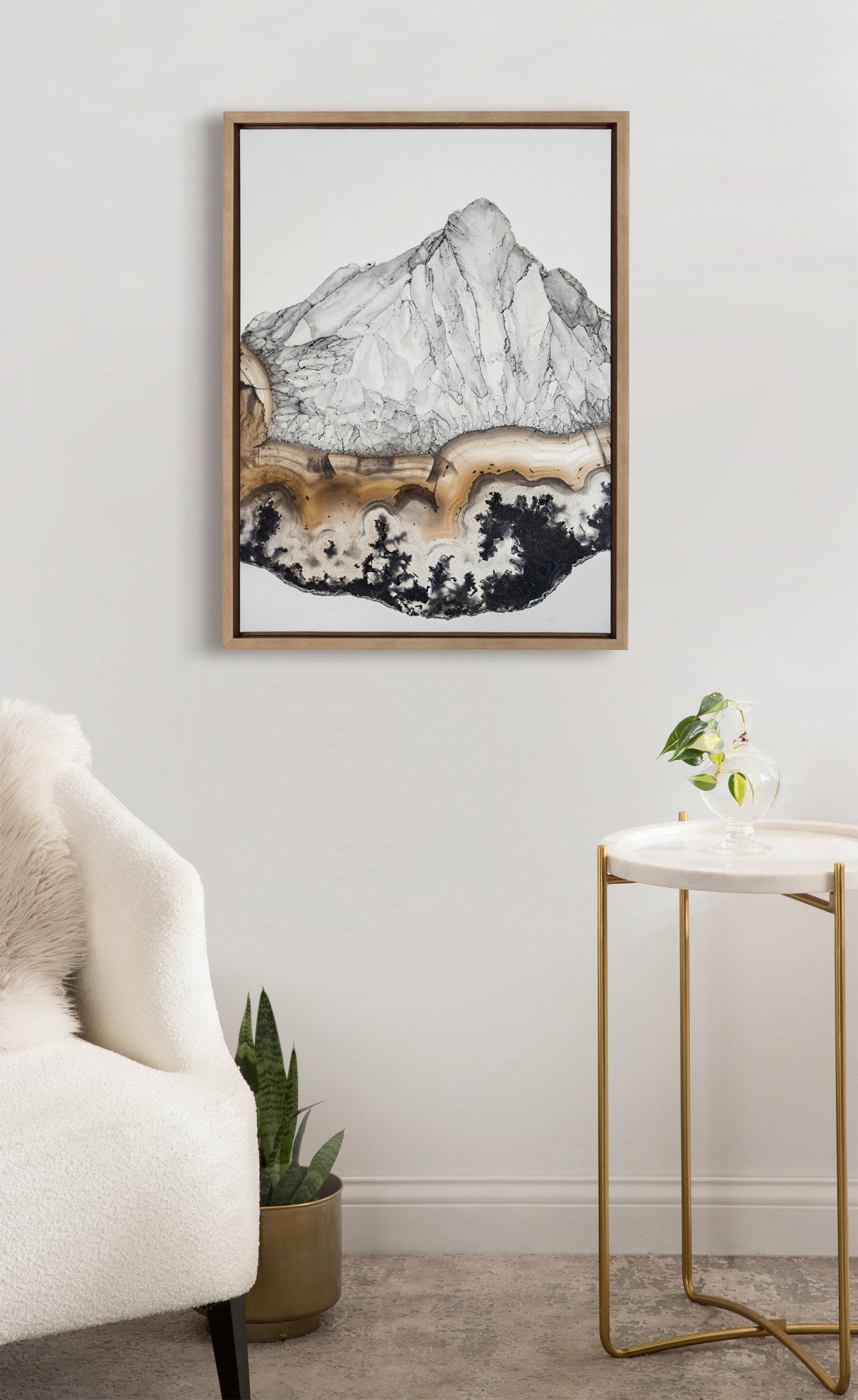 Sylvie Ancient History Framed Canvas by Emiko and Mark Franzen of F2Images