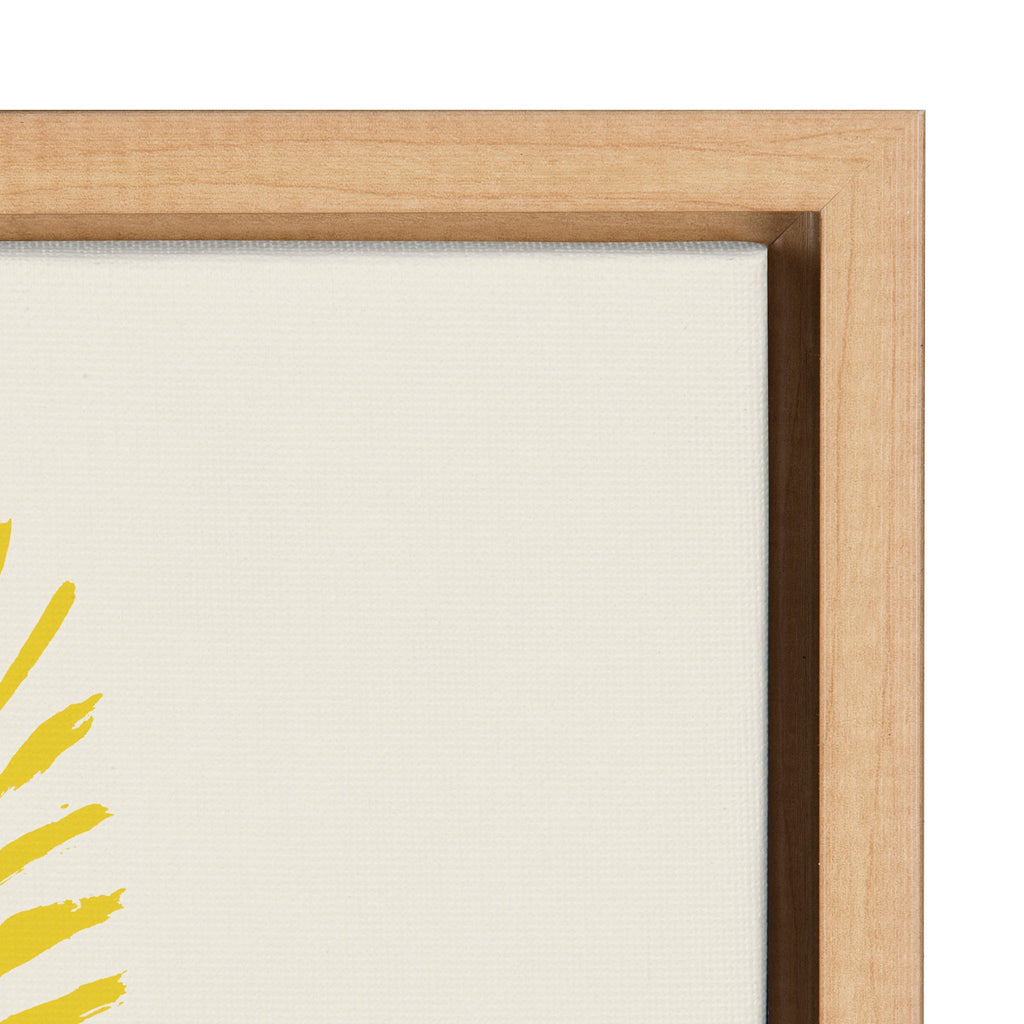 Sylvie Tropical Love Framed Canvas by Kasey Free