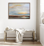 Sylvie Carolina Sunset Framed Canvas by Mary Sparrow