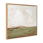 Sylvie Beaded Rest No 2 Framed Canvas by Mackenzie Nelson