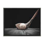 Sylvie Golf Club And Ball Framed Canvas by Shawn St. Peter