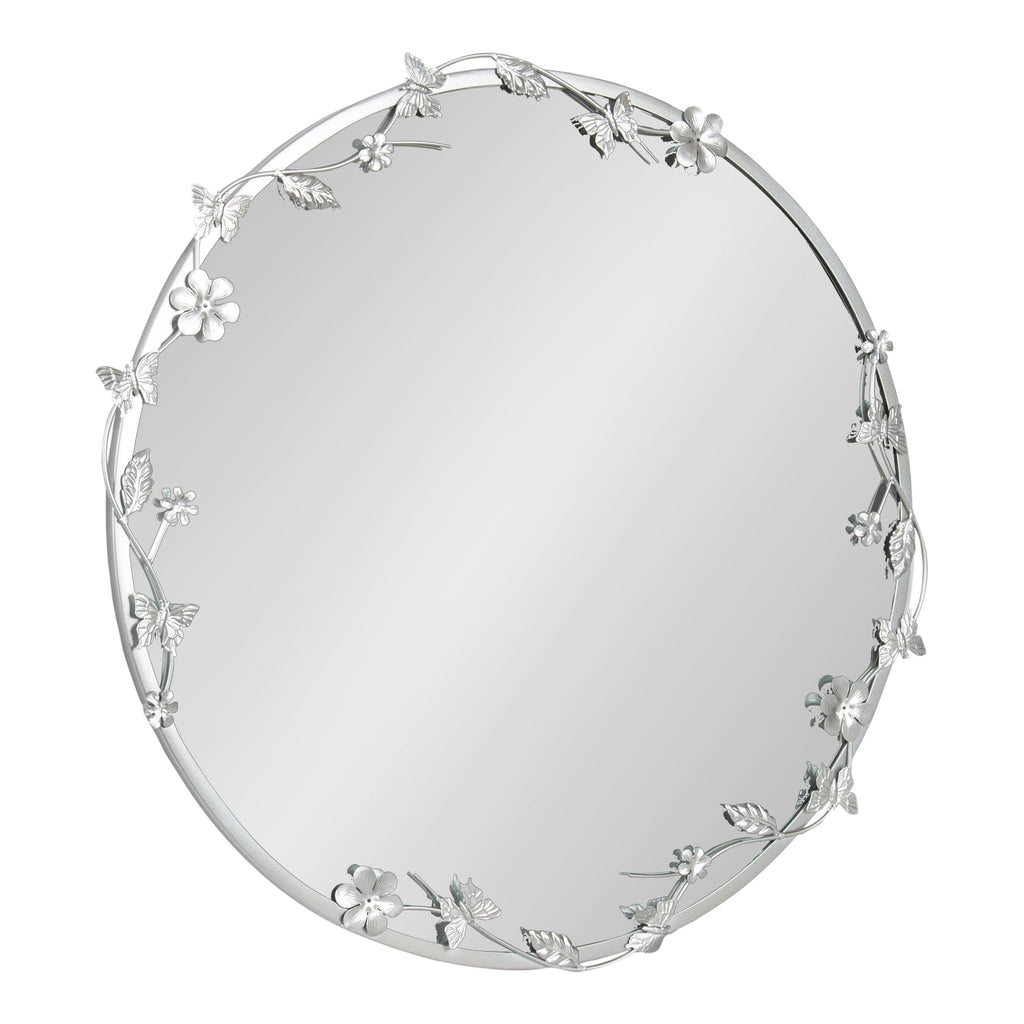 Rosella Floral Wall Mirror Metal