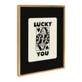 Sylvie Lucky You Framed Canvas by Honey Island Studio