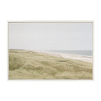 Sylvie Peaceful and Serene Coastal Landscape Framed Canvas by The Creative Bunch Studio