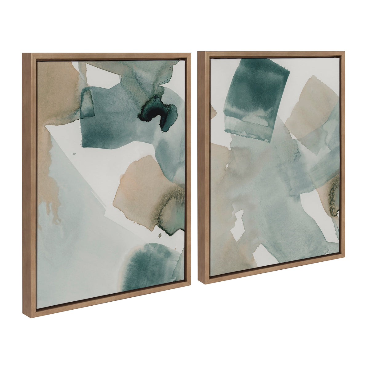 Sylvie Color Exploration I and II Framed Canvas Art Set by Amy Lighthall