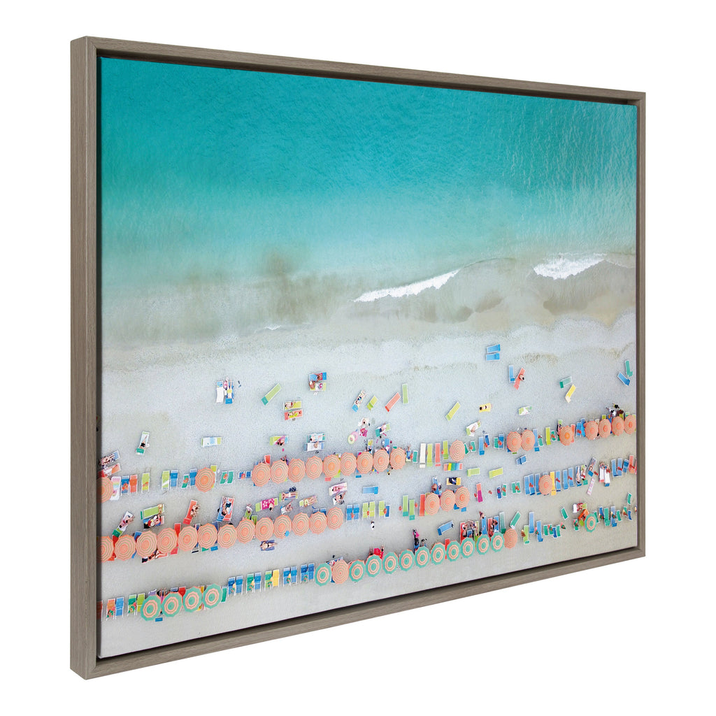 Sylvie Monterosso 6 Framed Canvas by Rachel Bolgov