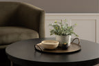 Sanzo Hammered Round Metal Tray